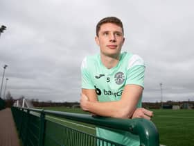 Will Fish admits he has big shoes to fill in replacing Ryan Porteous in the Hibs defence. (Photo by Paul Devlin / SNS Group)
