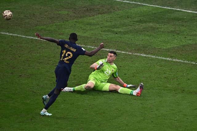 Argentina goalkeeper Emiliano Martinez was also a hero with a fine save late on from Randal Kolo Muani.