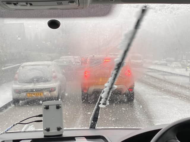 Self-driving cars will be able to navigate better in bad weather and on dark nights thanks to data collected by two researchers driving a car around the Scottish Highlands,