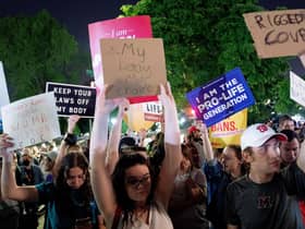 The Supreme Court is poised to strike down the right to abortion in the US, according to a leaked draft of a majority opinion that would shred nearly 50 years of constitutional protections. Photo by Stefani Reynolds via Getty Images