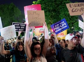The Supreme Court is poised to strike down the right to abortion in the US, according to a leaked draft of a majority opinion that would shred nearly 50 years of constitutional protections. Photo by Stefani Reynolds via Getty Images