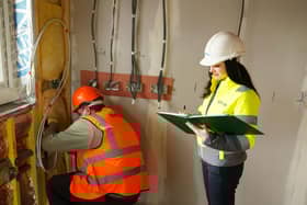Ellie is now on a four-year apprenticeship scheme, provided by Bellway.