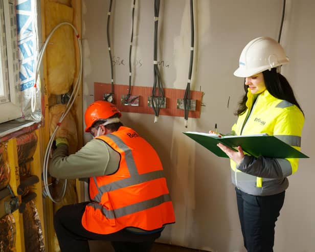Ellie is now on a four-year apprenticeship scheme, provided by Bellway.