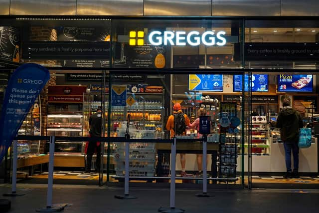 Greggs opened a record 186 outlets over the year, as part of a bid to expand to more than 3,000 across the UK 'in time' (file image). Picture: Niklas Halle'n/AFP via Getty Images.