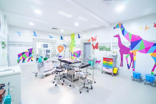 Bright, friendly and welcoming: The KidsOR ward at the national hospital, Abuja, Nigeria.