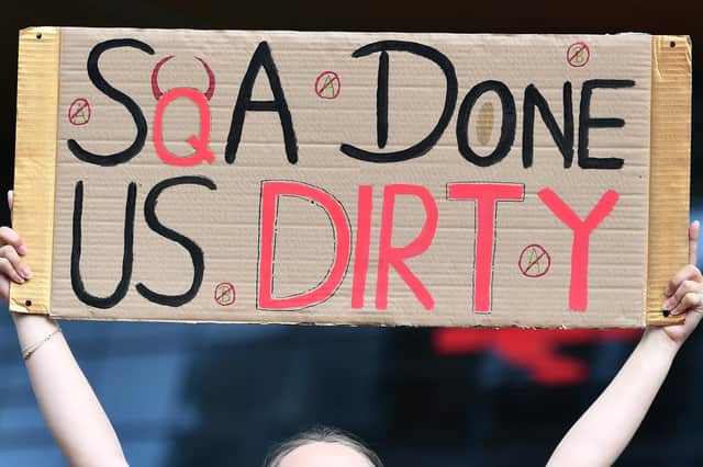Protests from pupils eventually forced the Scottish Government into a u-turn.