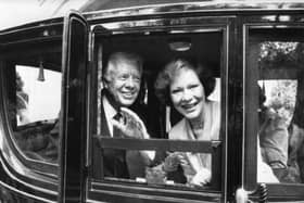 Former US President Jimmy Carter, seen with his wife Rosalynn, gave Joe Goldblatt hope when he moved into the White House (Picture: PA)