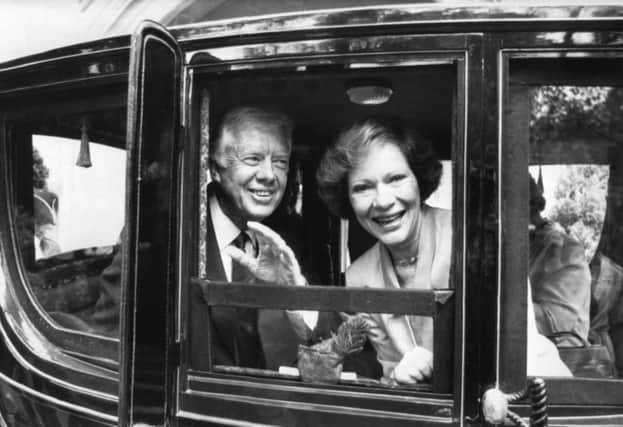 Former US President Jimmy Carter, seen with his wife Rosalynn, gave Joe Goldblatt hope when he moved into the White House (Picture: PA)
