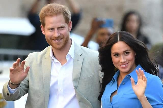 Harry and Meghan. Pic: PA Images