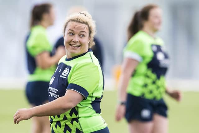 Molly Wright during Scotland training at the Oriam. (Photo by Ross Parker / SNS Group)