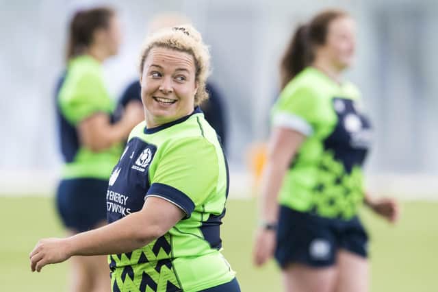 Molly Wright during Scotland training at the Oriam. (Photo by Ross Parker / SNS Group)