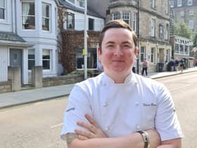 Banks outside 1 Golf Place in St Andrews which he is crowdfunding to to re-open as Haar.