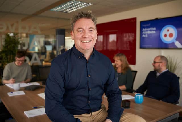 Calum Smeaton (pictured) is described by TVSquared chairman Chris van der Kuyl on news of the deal as 'a world-class technology entrepreneur'. Picture: contributed.