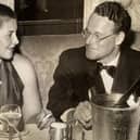 Mary Dudgeon with her husband Geordie. The couple married in 1950.