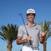 Tournament host Rafa Cabrera Bello poses for a portrait ahead of the Gran Canaria Lopesan Open at Meloneras Golf Club. Picture: Warren Little/Getty Images.