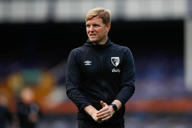 Eddie Howe has been linked with many jobs including Celtic's - despite Neil Lennon still being in position at Parkhead (Photo by CLIVE BRUNSKILL/POOL/AFP via Getty Images)