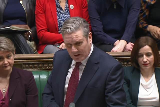 Labour leader Sir Keir Starmer challenged the Prime Minister over immigration.
