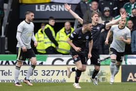 Greg Taylor was penalised for a handball in Celtic's win over St Mirren. (Photo by Craig Williamson / SNS Group)
