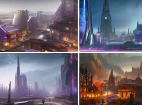 Read on to discover which Scottish cities these futuristic cityscapes represent.