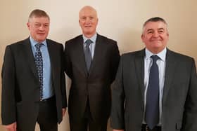 From left: Castle View Corporate Holdings executives David Bibby, Martin Bell, and Mark Drysdale. Picture: contributed.
