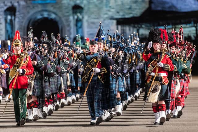Around 217,000 spectators normally attend the Tattoo each year. Picture: Ian Georgeson