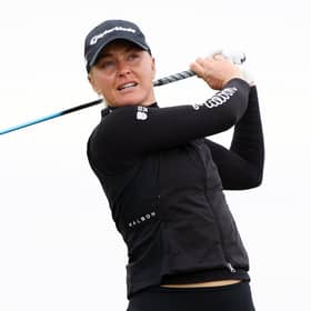 Charley Hull pictured during a practice round prior to the AIG Women's Open at St Andrews. Picture: Ross Parker/R&A/R&A via Getty Images.