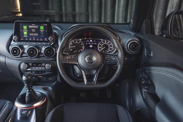 The Juke's interior is streets ahead of that in most other Nissans
