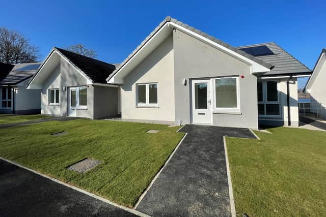 The Albyn Housing Society social housing development in Lairg