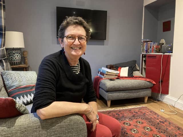 Jane Calder, who worked for Save The Children in Asia, has retired home to Killin and been involved in helping the Ukrainians integrate into the village. PIC: Contributed.