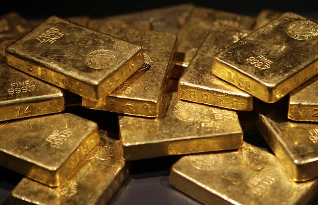 Josh Saul said gold is capable of increasing while everything else falls in value. Picture: AP Photo/Seth Wenig.