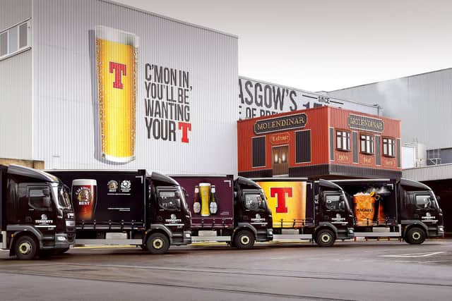 Tennent's, which is brewed in Glasgow, is Scotland's biggest selling lager brand. Picture: Andy Buchanan