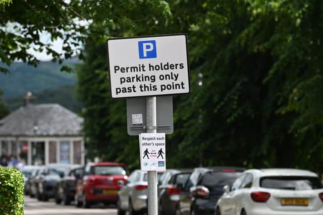 To help cope with demand, a 250-space car park has been opened up by the landowner, Luss Estates. PIC: John Devlin.