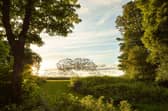More than 30 permanent works of art, including Antony Gomley's Firmament, can be found at Jupiter Artland.