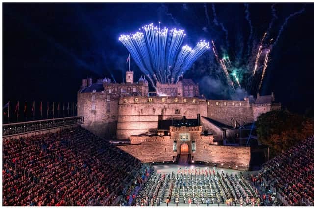 Fireworks from the ramparts of Edinburgh Castle at last year’s Royal Edinburgh Military Tattoo. Picture: Jane Barlow/PA Wire