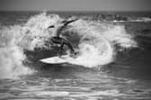 Fraserburgh surfer Lester Cruikshank competes at the 2009 Scottish Surfing Championships. The north-east of Scotland has produced some of Scotland's best surfers over the years, and now it's the setting for the surfing novella Sans Peur. PIC: Roger Cox / JPI Media