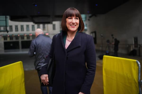 Shadow chancellor Rachel Reeves leaving BBC Broadcasting House in London, after appearing on the BBC One current affairs programme, Sunday with Laura Kuenssberg. Picture: Victoria Jones/PA Wire
