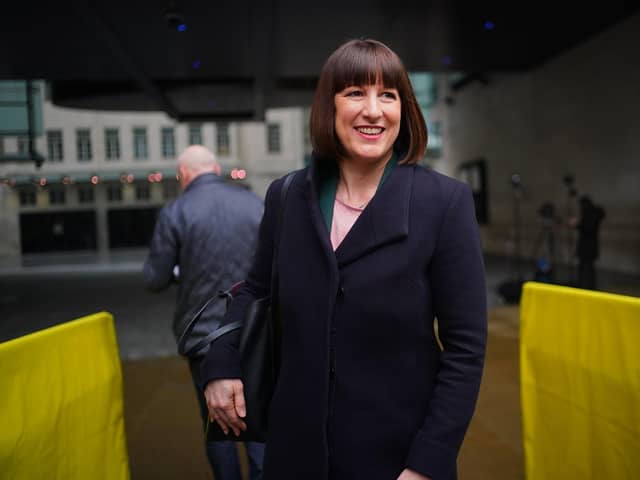 Shadow chancellor Rachel Reeves leaving BBC Broadcasting House in London, after appearing on the BBC One current affairs programme, Sunday with Laura Kuenssberg. Picture: Victoria Jones/PA Wire