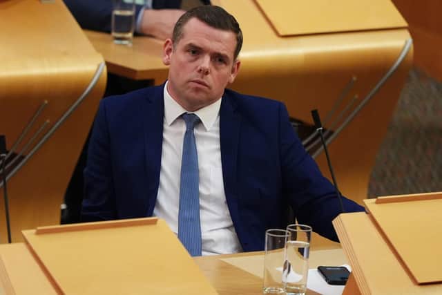 Scottish Conservative leader Douglas Ross (Photo by Andrew Milligan/PA Wire)