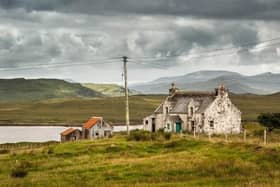 A rundown house on the Isle of Lewis. Picture: CC