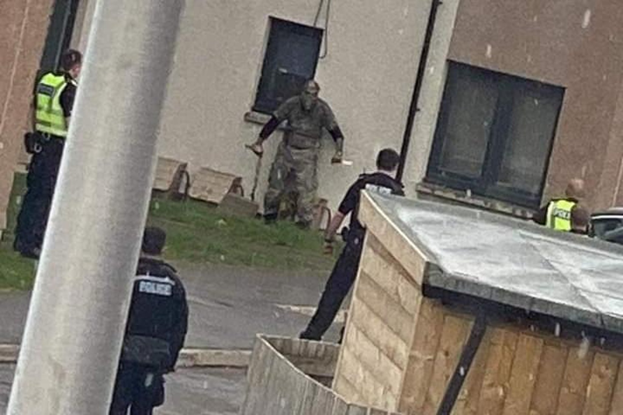Man 'shot' by Police Scotland firearms officers after Inverness stand-off