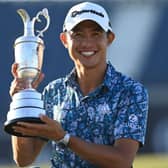 Collin Morikawa will be defending the Claret Jug in the 150th Open at St Andrews in July. Picture: Glyn Kirk/AFP via Getty Images.
