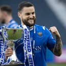 St Johnstone’s Craig Conway with the League Cup following the final victory in February that gave him yet another sweet Hampden memory. Photo by Craig Williamson / SNS Group)