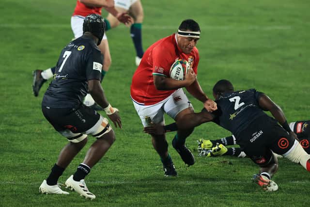 Mako Vunipola is a fine player but struggled in the set scrum against the Sharks. Picture: David Rogers/Getty Images