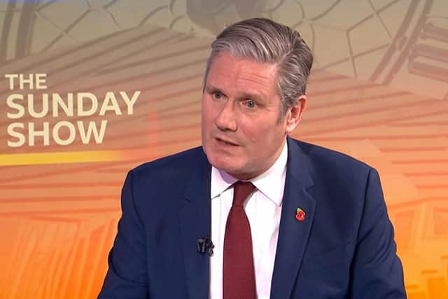 Sir Keir Starmer made the comments in an interview with The Sunday Show