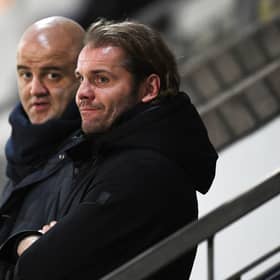 Hearts manager Robbie Neilson and sporting director Joe Savage are set for a busy summer.  (Photo by Ross MacDonald / SNS Group)