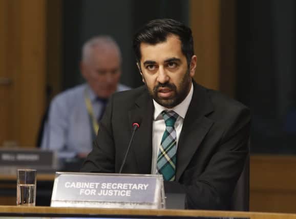 Justice Secretary Humza Yousaf. Picture: Andrew Cowan/Scottish Parliament/PA Wire
