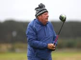 Johann Rupert in action at Carnoustie in last year's Alfred Dunhill Links Championship. Picture: Matthew Lewis/Getty Images.