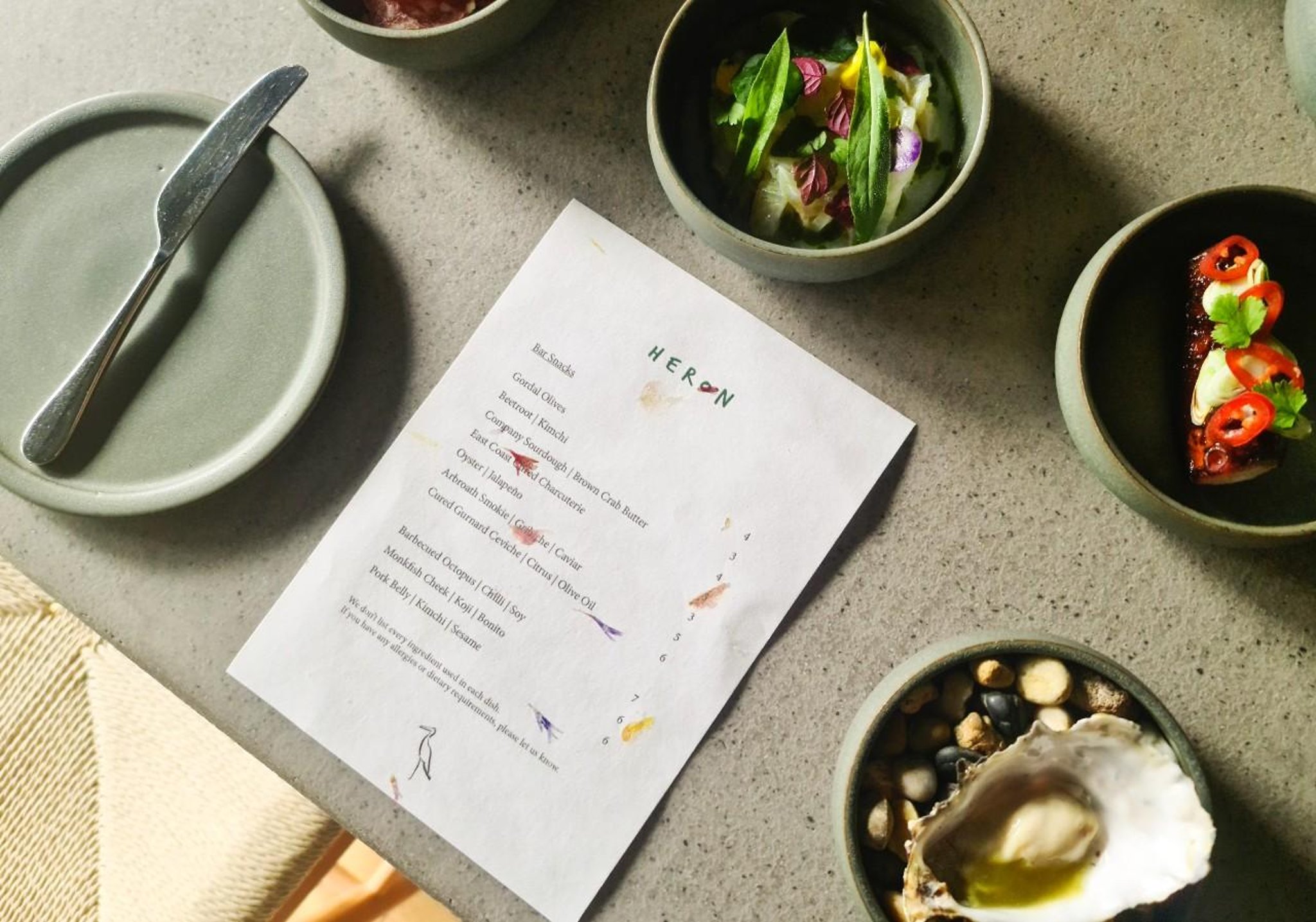 Edinburgh restaurant, Heron, launches affordable bar food menu with prices starting from £3