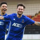Mitch Megginson scored a hat-trick for Cove Rangers against East Fife.