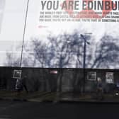 Work on the site of the former BHS store on Princes Street has been ongoing for months (Pic: Lisa Ferguson)